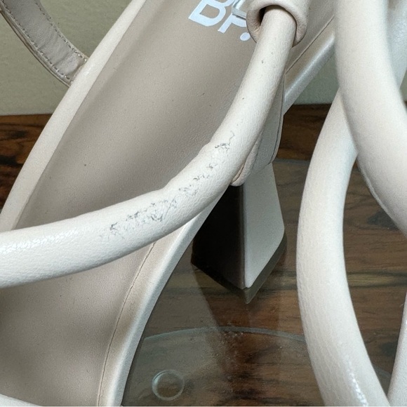 BP. Nordstrom Ashlyn Square Toe Strappy Sandal - Beige - Picture 11 of 16